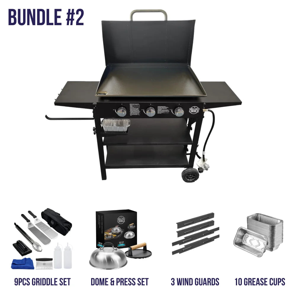 Griller's Choice Ultimate Gas Griddle Bundle