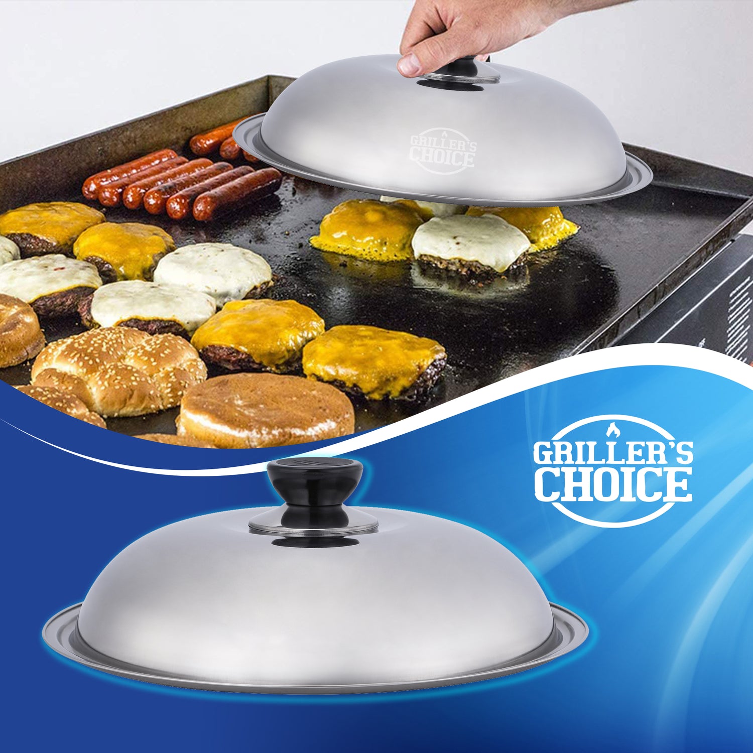 Griddle Accessories BBQ Grill Set - 9pcs Stainless Steel Barbecue